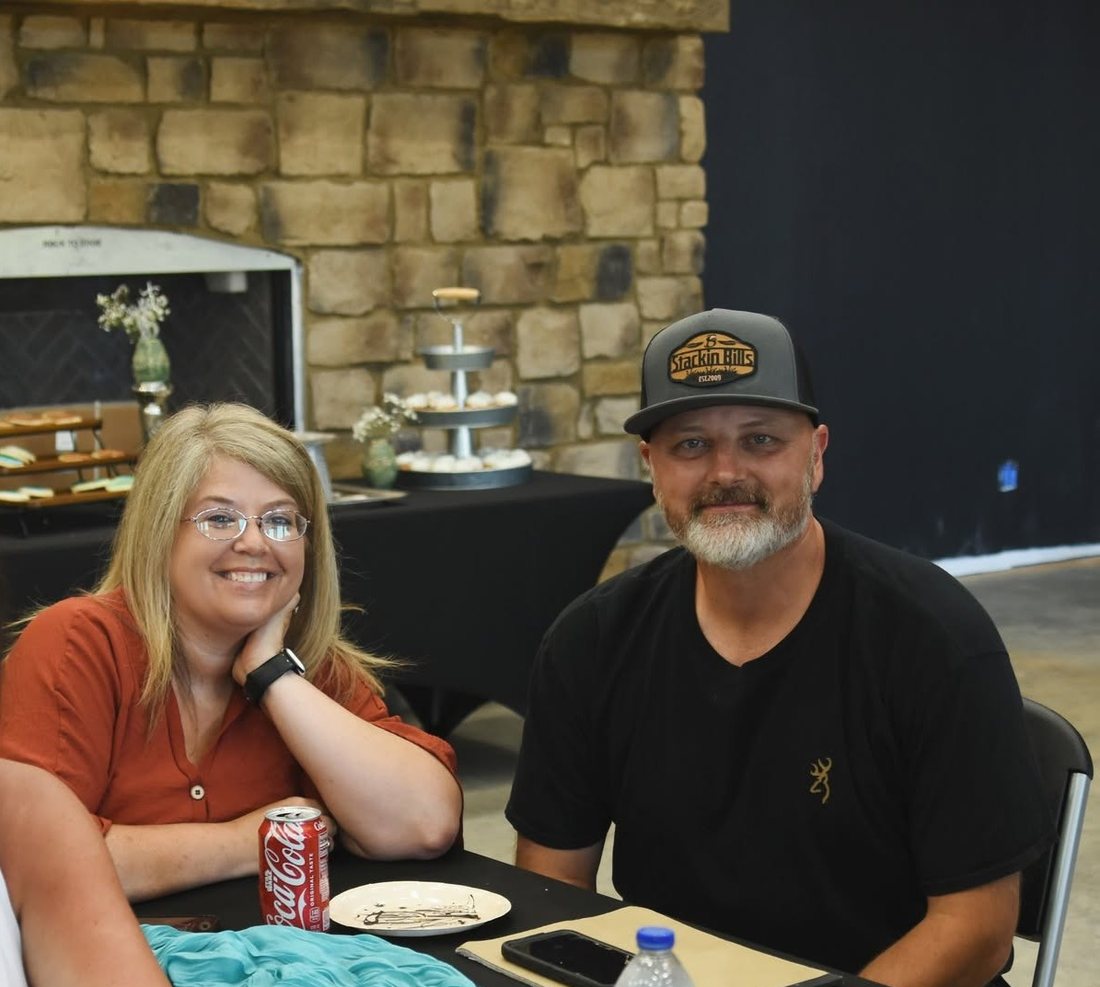 Brannon and Mary at an agency event